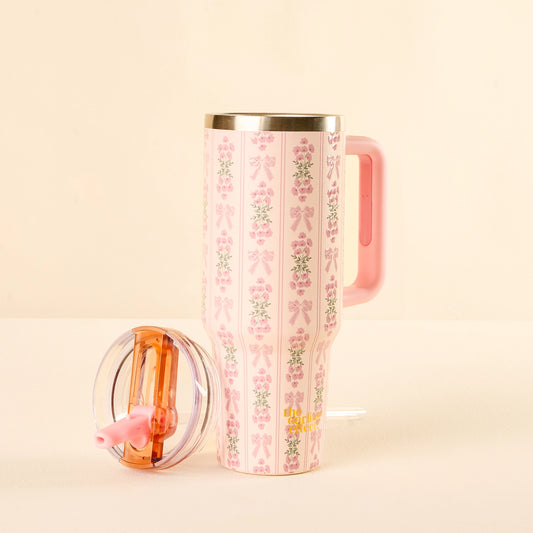 40 oz Lifestyle Flip Straw Tumbler - Oh So Fancy Pink