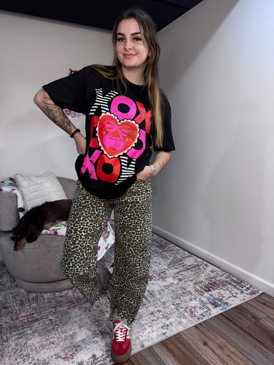 XOXO Stacked Graphic T-shirt