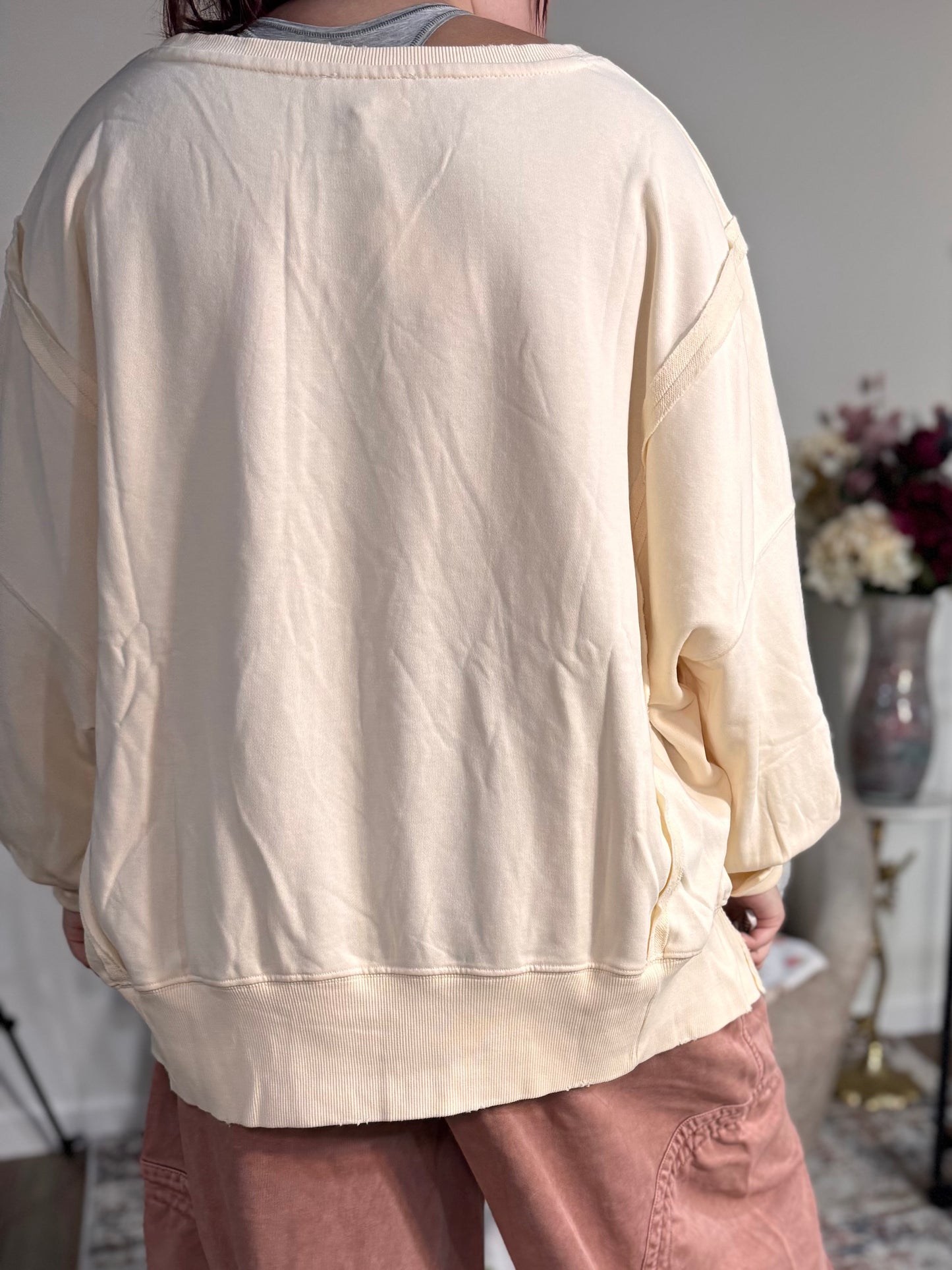 Washed Mallard Duck Graphic Pullover