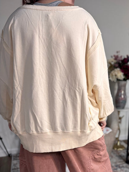 Washed Mallard Duck Graphic Pullover