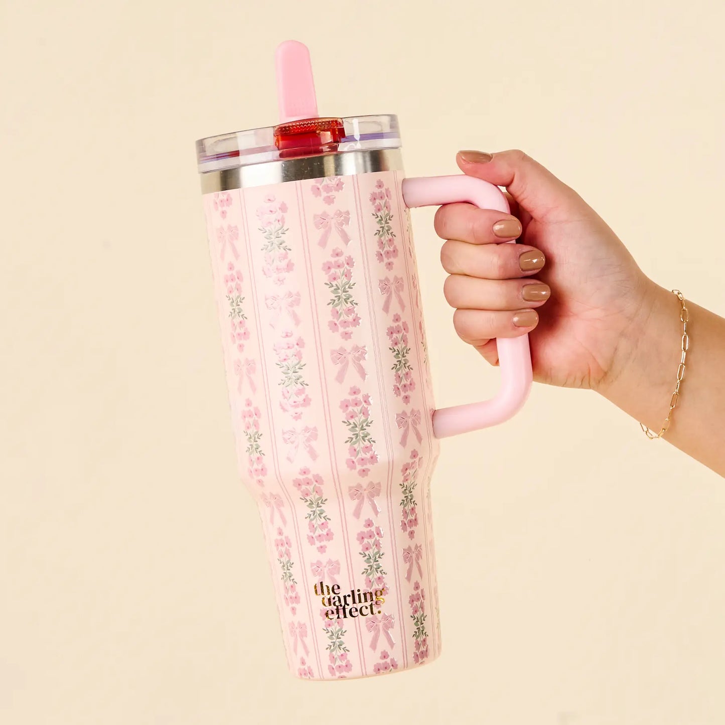 40 oz Lifestyle Flip Straw Tumbler - Oh So Fancy Pink