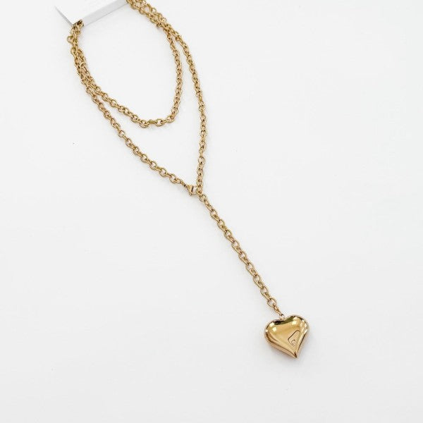 Layered In Love Wrapped Necklace, Gold