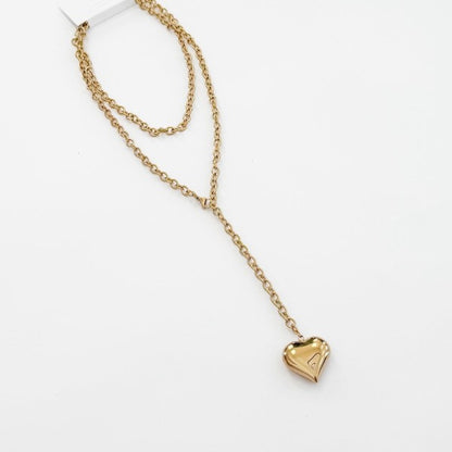 Layered In Love Wrapped Necklace, Gold