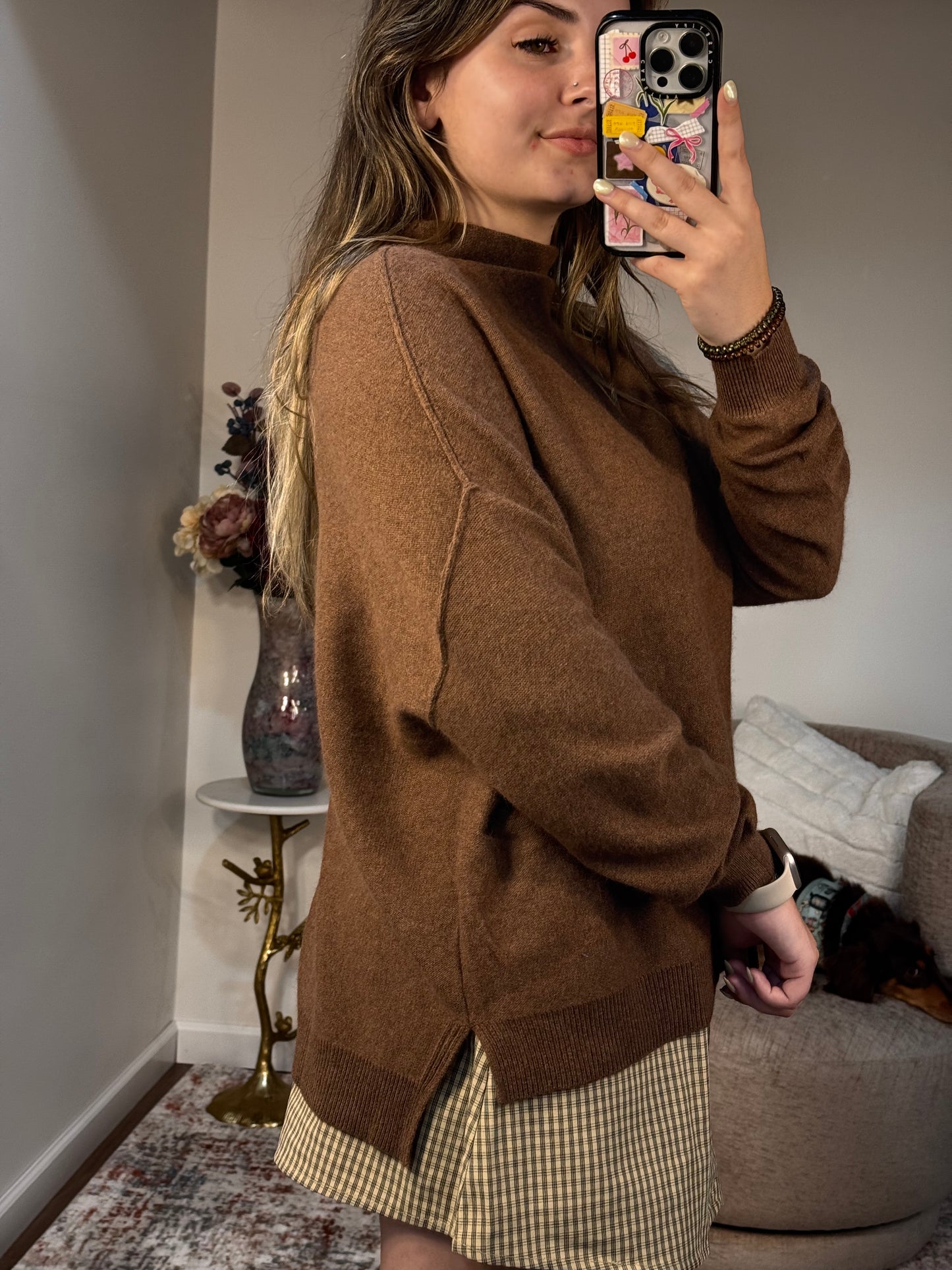 Meredith Oversized Slouch Neck Knit Sweater (multiple colors)