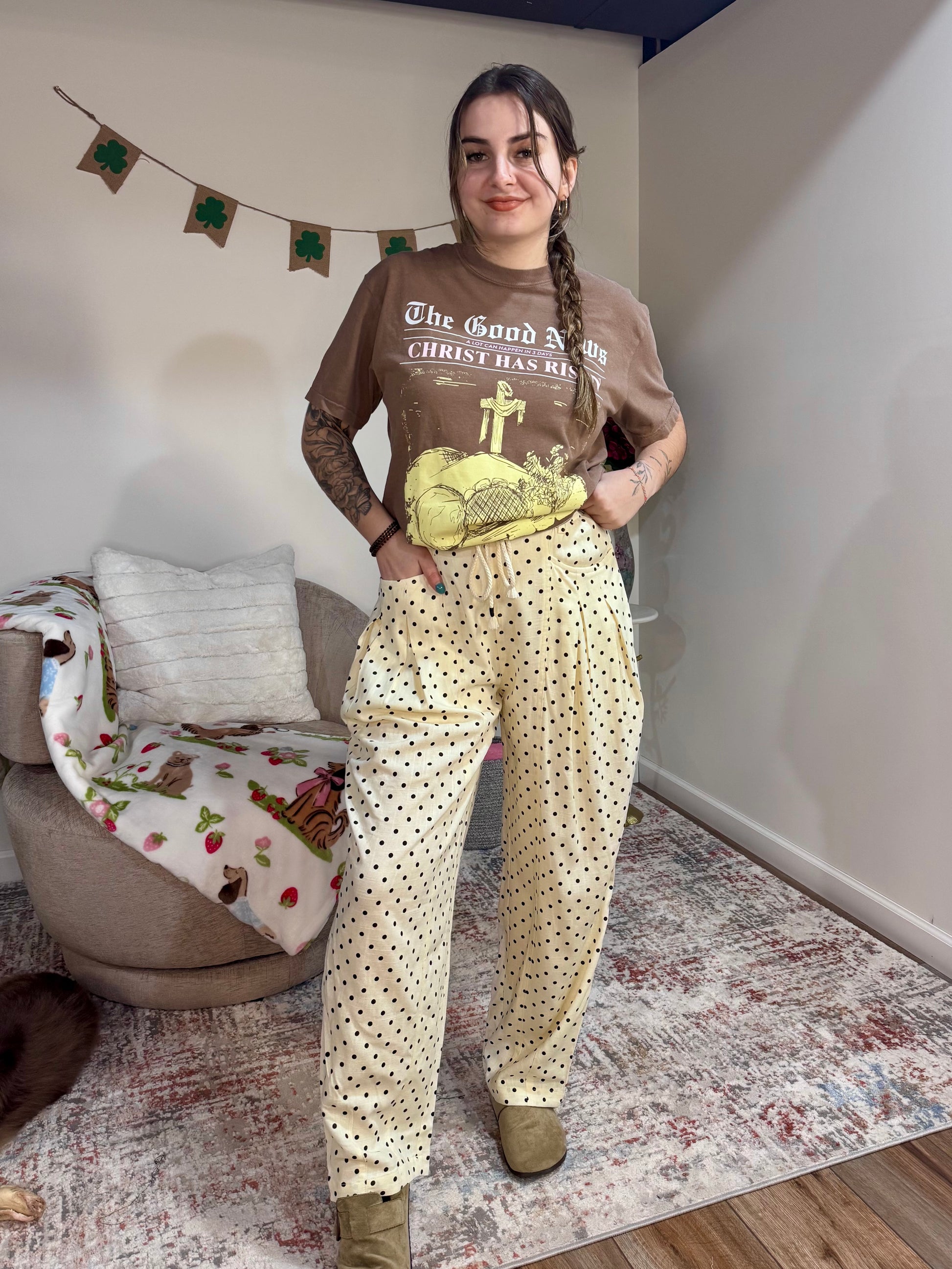 brown comfort colors faith based christ has risen graphic tshirt 