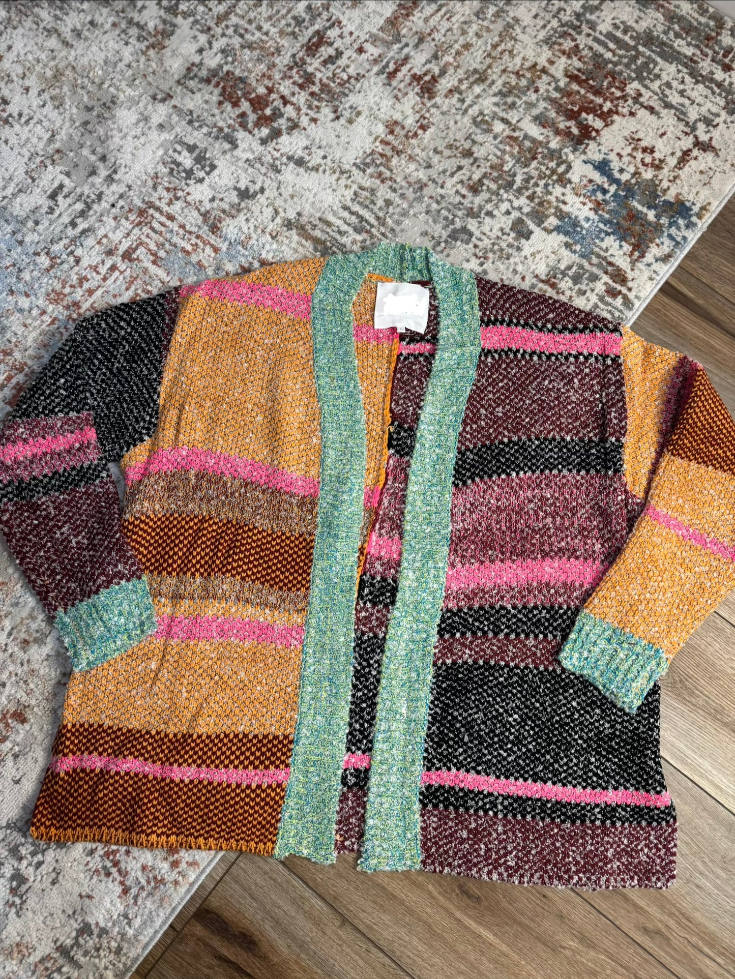 Kimmy Oversized Colorblock Cardigan
