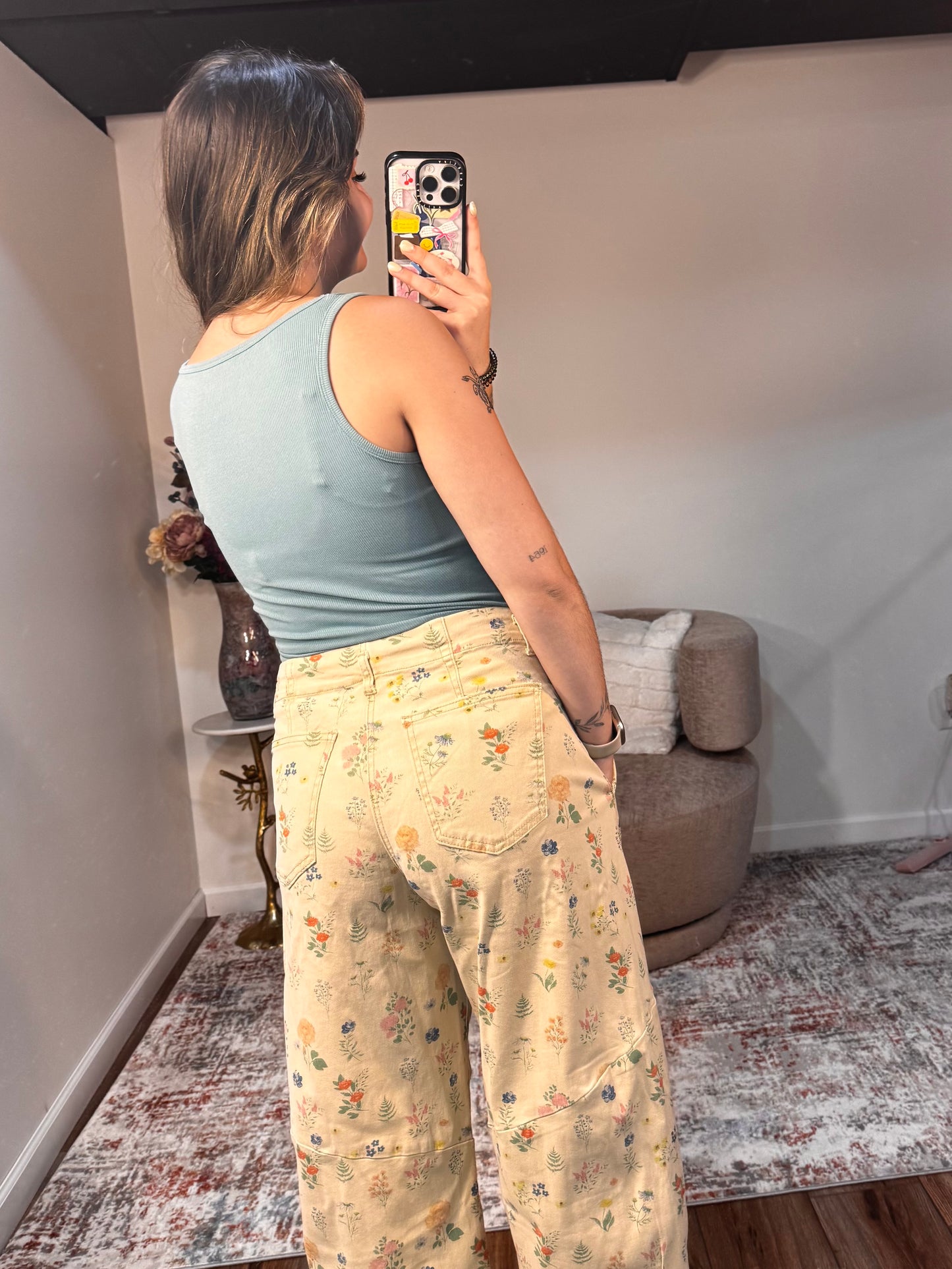 Kendall Square Neck Ribbed Tank Top (multiple colors)