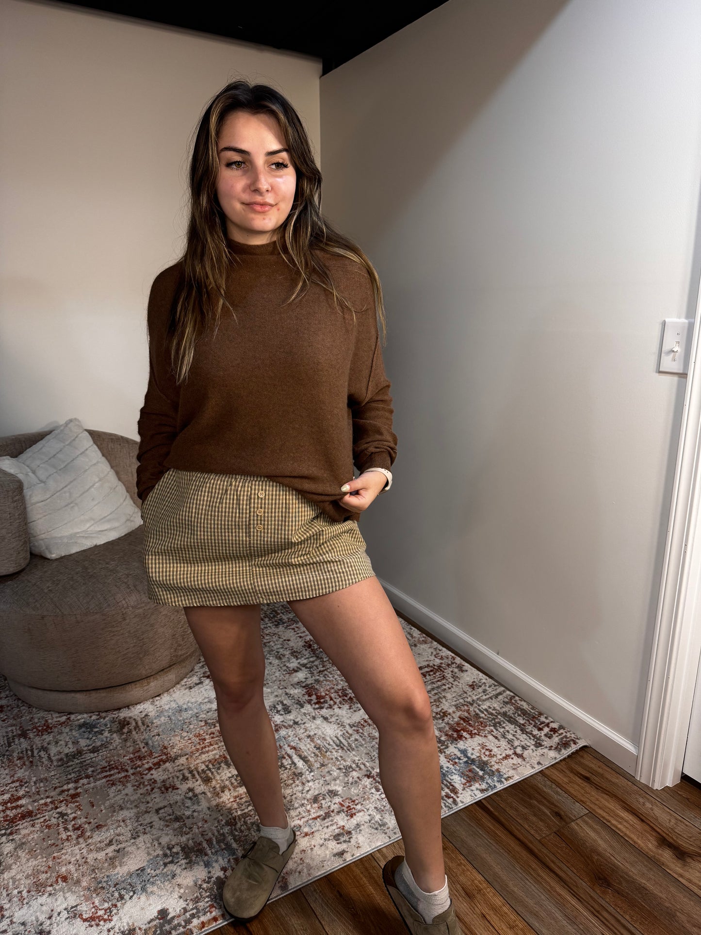 Meredith Oversized Slouch Neck Knit Sweater (multiple colors)