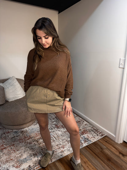 Meredith Oversized Slouch Neck Knit Sweater (multiple colors)