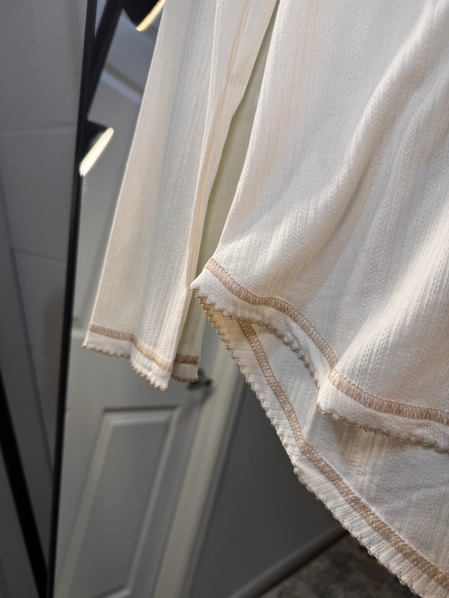 Viv Button Front Jersey Knit Henley Top