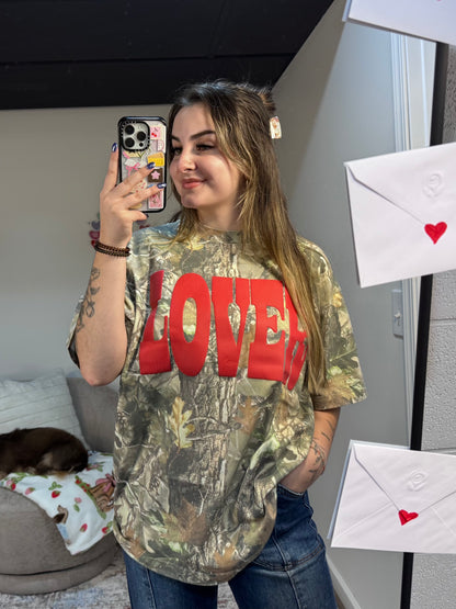LOVER Camo Western Boxy T-shirt