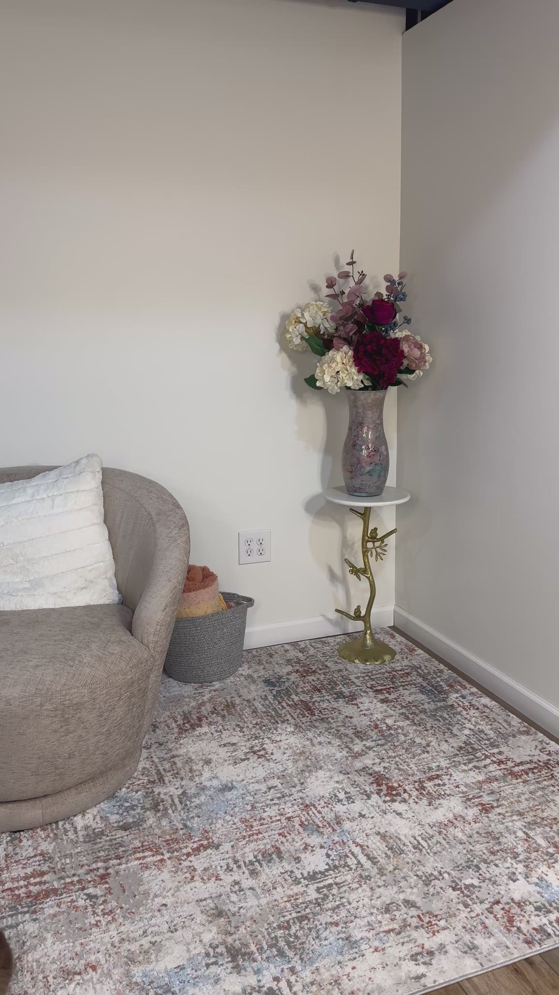 black mixed media sweater ruched puff sleeve 