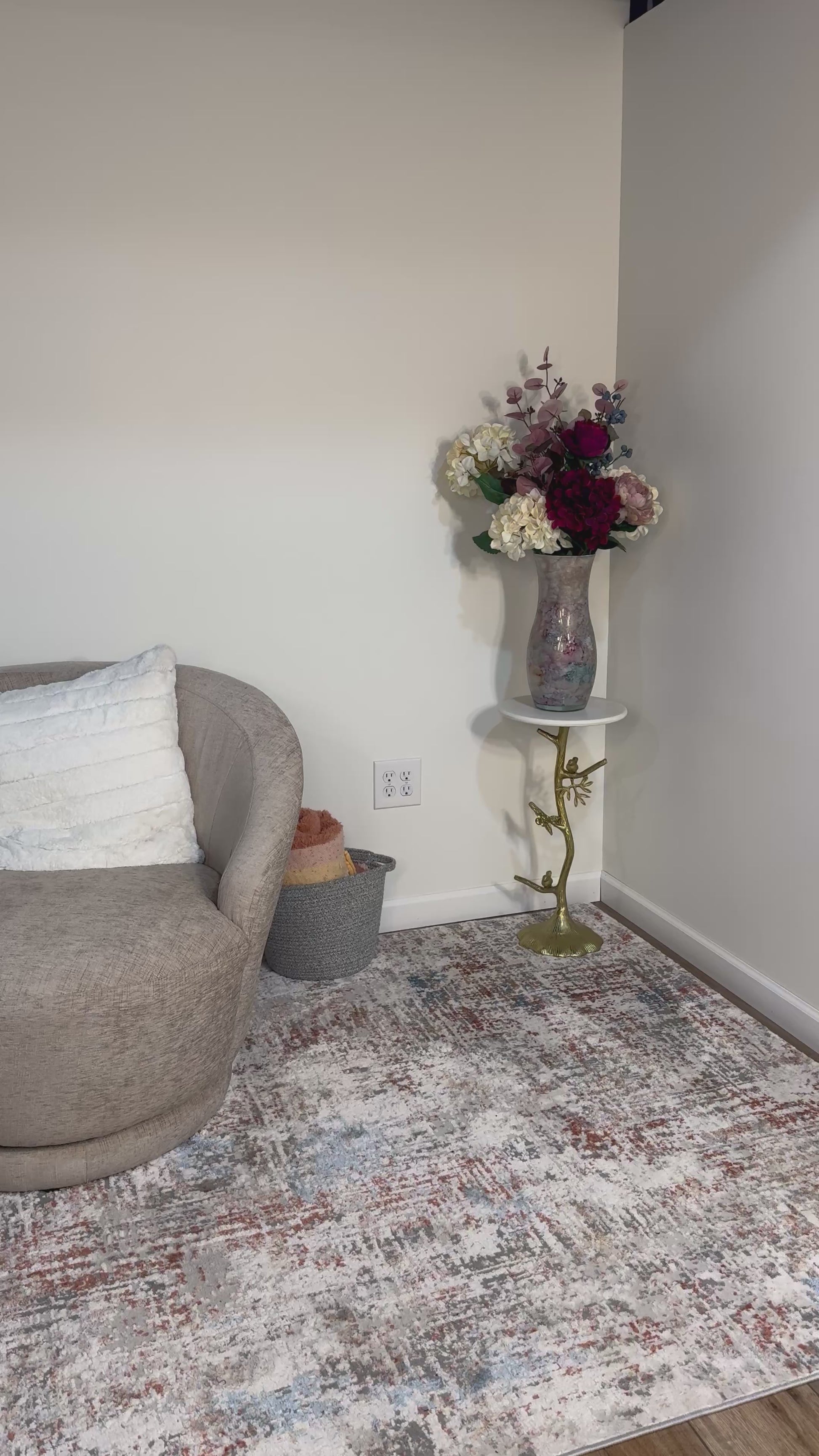  Mock Neck Short Sleeve Cropped Sweater Top mocha mousse