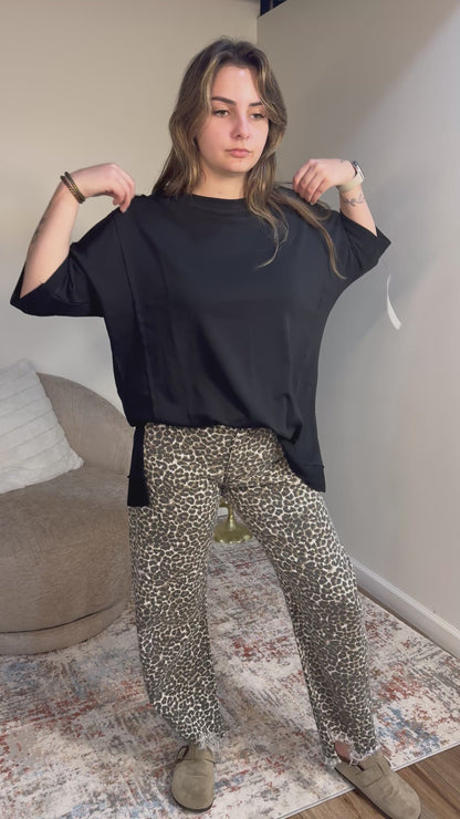 Wren French Terry Dolman Sleeve Top